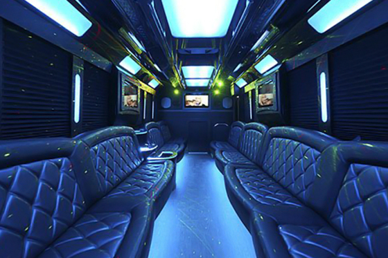 party bus interior