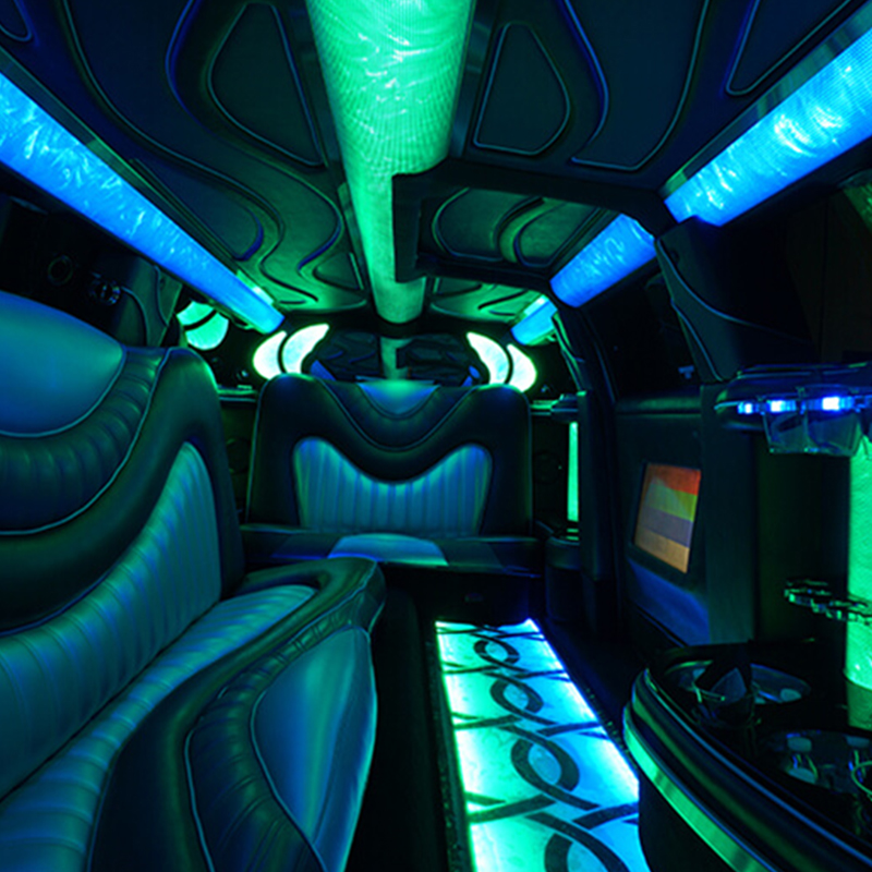 Luxury limo interior